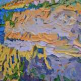 „Ausgrabungen der antiken Stadt Германасса“ Leinwand Ölfarbe Impressionismus Landschaftsmalerei 2011 - Foto 3