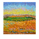 Пылающий июль Canvas Oil paint Impressionism Landscape painting 2013 - photo 1