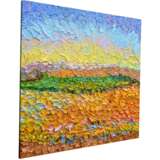 Пылающий июль Canvas Oil paint Impressionism Landscape painting 2013 - photo 3