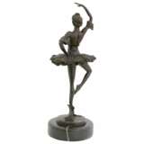 “Ballerina bronze sculpture of a dancing woman on marble base.” Bronze Mixed media Historical genre 398 2018 - photo 2