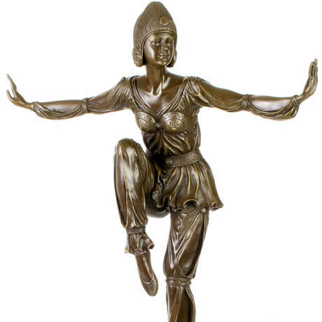 “SCHEHERAZADE - dancing virgin” Bronze Application Art deco (1920-1939) 2012- - photo 2