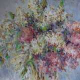 “The scent of lilac” Canvas Oil paint Impressionist Still life 2016 - photo 1