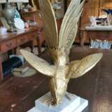 “the sculpture of the Golden Cockerel on marble base” Bronze Application Classicism Historical genre 1970 - photo 2