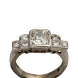 Ring mit Diamanten zusammen ca. 1,6 ct, - Foto 5