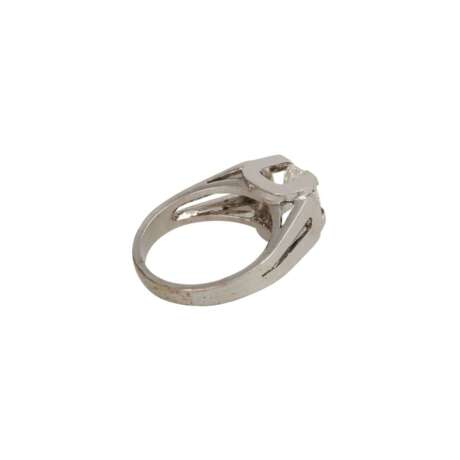 Solitärring mit Brillant, ca. 1,1 ct, WEISS (H)/VVS, - photo 3