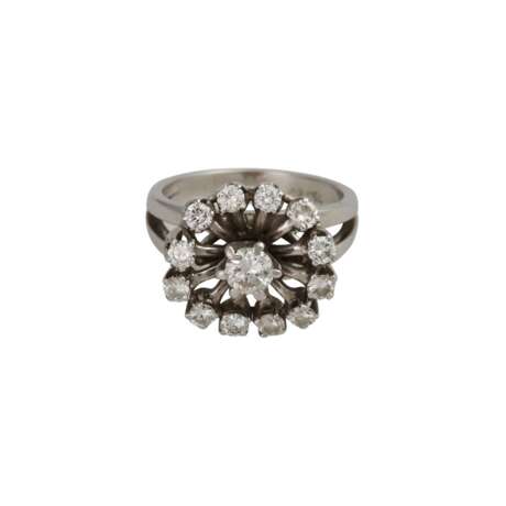 Ring mit Brillanten zusammen ca. 0,9 ct - photo 1