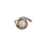 Ring mit großem Altschliffdiamant ca. 1,5 ct - Foto 1