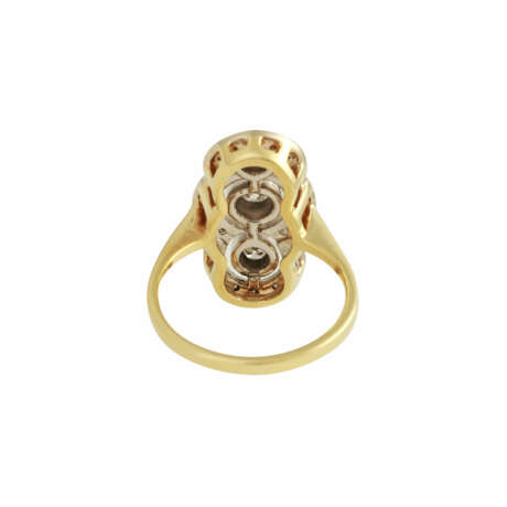 Ring mit Brillanten zusammen ca. 0,55 ct, - Foto 4