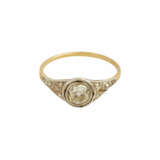 Ring mit Altschliffdiamant ca. 0,75 ct, - photo 1