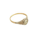 Ring mit Altschliffdiamant ca. 0,75 ct, - photo 2
