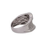 Ring mit Diamantbesatz von mittlerer Qualität, - Foto 3