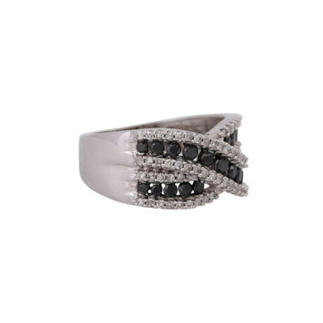 FABIANI Ring mit schwarzen und weißen Diamanten, - Foto 2