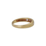 Ring mit 5 Brillanten, zusammen ca. 0,25 ct, WEISS (H)/VS, - фото 3