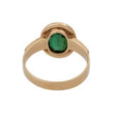Ring mit grünem Turmalin ca. 2 ct, - photo 4