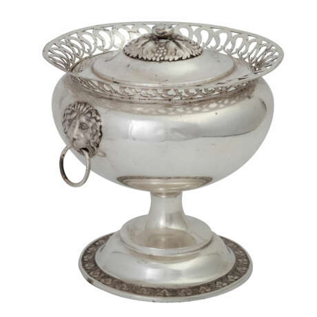 STUTTGART Zuckerdose, Silber, 1. Hälfte 19. Jahrhundert. - фото 2