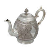 SHEFFIELD Teekanne, versilbert, 2. Hälfte 19. Jahrhundert. - Foto 2