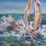 “The wind of victory” Canvas Oil paint Impressionist Marine 2015 - photo 1