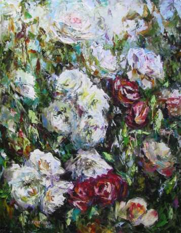 “A time of love” Canvas Oil paint Impressionist Still life 2012 - photo 1