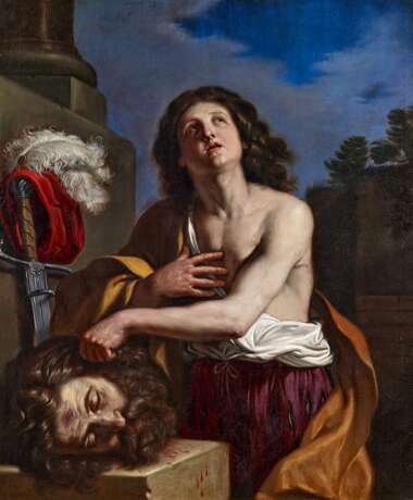 Guercino, (Giovanni Francesco Barbieri). David mit dem Haupt des Goliath - photo 1