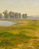 Landschaftsstudie an einem See