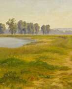 Gustav Friedrich Papperitz. Landschaftsstudie an einem See