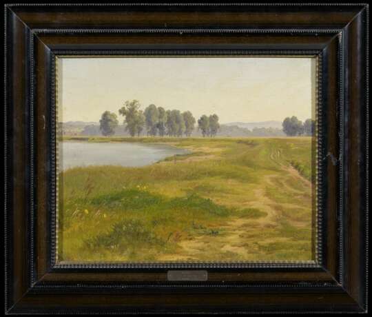 Papperitz, Gustav Friedrich. Landschaftsstudie an einem See - Foto 2