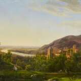 Goldstein, Johann Theodor. Blick über das Neckartal mit dem Heidelberger Schloss - Foto 1