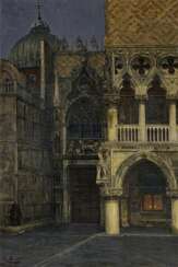 Die Porta della Carta zwischen San Marco und dem Dogenpalast in Venedig