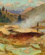 Carl Wuttke. Die Mammoth Hot Springs im Yellowstone-Park