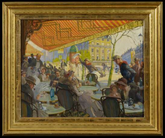Stübner, Эмиль Роберт. Das Café de la Paix am Opernplatz in Paris - фото 2