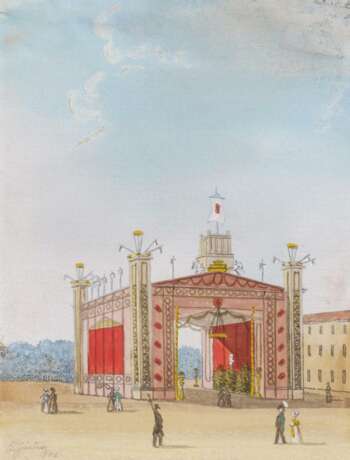 Gaertner, Эдуард. Pavillon in St. Petersburg - фото 1