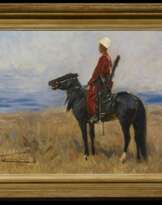 Tscherkessenreiter in der Steppe