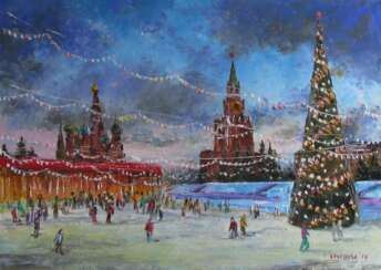 Skating rink on red square