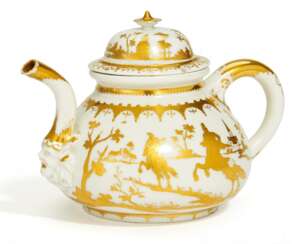 Чайник с radiertem золотой Декор