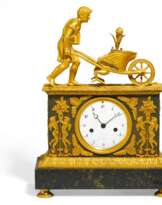 Pendule mit Gärtner