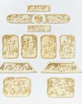 Sammlung von 13 Relieftafeln mit mythologischen Szenen