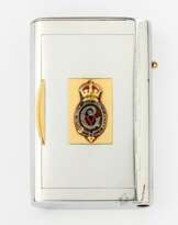 Zigarettenetui mit Hosenbandorden und Monogramm George V