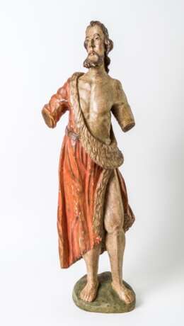Sehr grosse Skulptur des heiligen Johannes des Täufers - photo 1