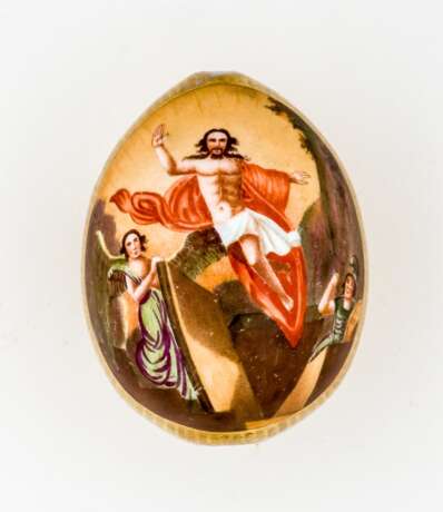 Porzellan-Osterei mit Auferstehung Jesu - photo 1