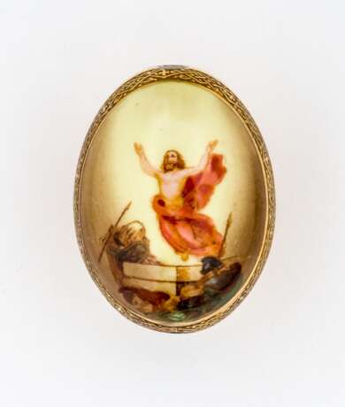 Porzellan-Osterei mit Auferstehung Christi - photo 1