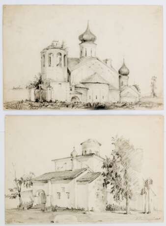 Zwei Ansichten von russischen Kirchen - фото 1