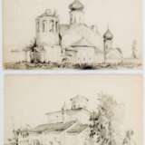 Zwei Ansichten von russischen Kirchen - Foto 1