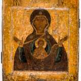 Frühe Ikone der Gottesmutter des Zeichens (Známenie) - Foto 1