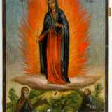 Monumentale und seltene Ikone der Erscheinung der Gottesmutter von Potschajev - Foto 1