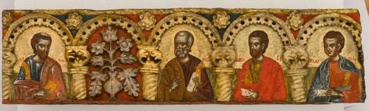 Sehr seltene und monumentale Ikonen-Apostelreihe mit Deesis - photo 4