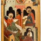 Museale Ikone der Geburt des heiligen Johannes des Täufers - фото 1