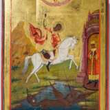 Grosse Ikone des heiligen Georgs - Foto 1