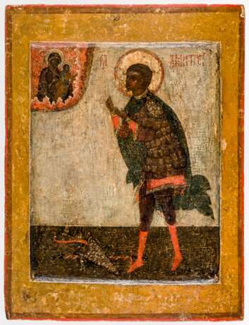 Besondere Ikone des heiligen Demetrios von Saloniki - Foto 1
