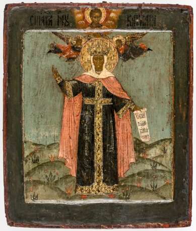 Ikone der heiligen Barbara - Foto 1