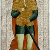 Monumentale Ikone des heiligen Nikita aus dem Umkreis von Zarskoje Selo und des Ikonenmalers Emelianov - photo 1